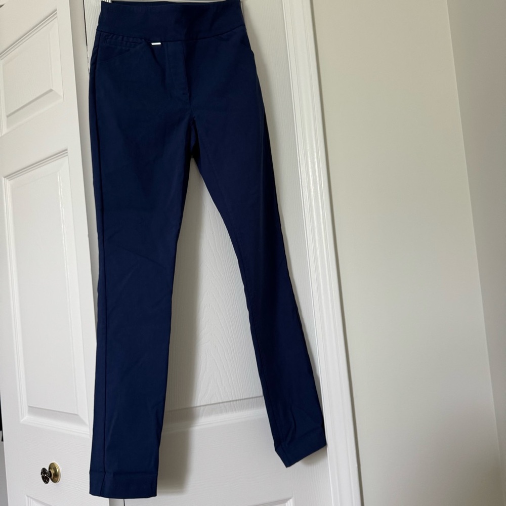NWT Size XS, 39.5", Inky Blue Golf Pants EP New York, Pull On Style